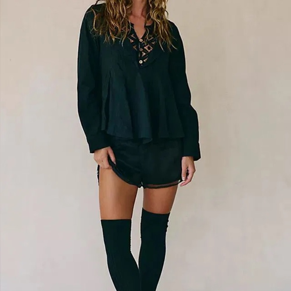 NWOT Free People Seas the Day Top